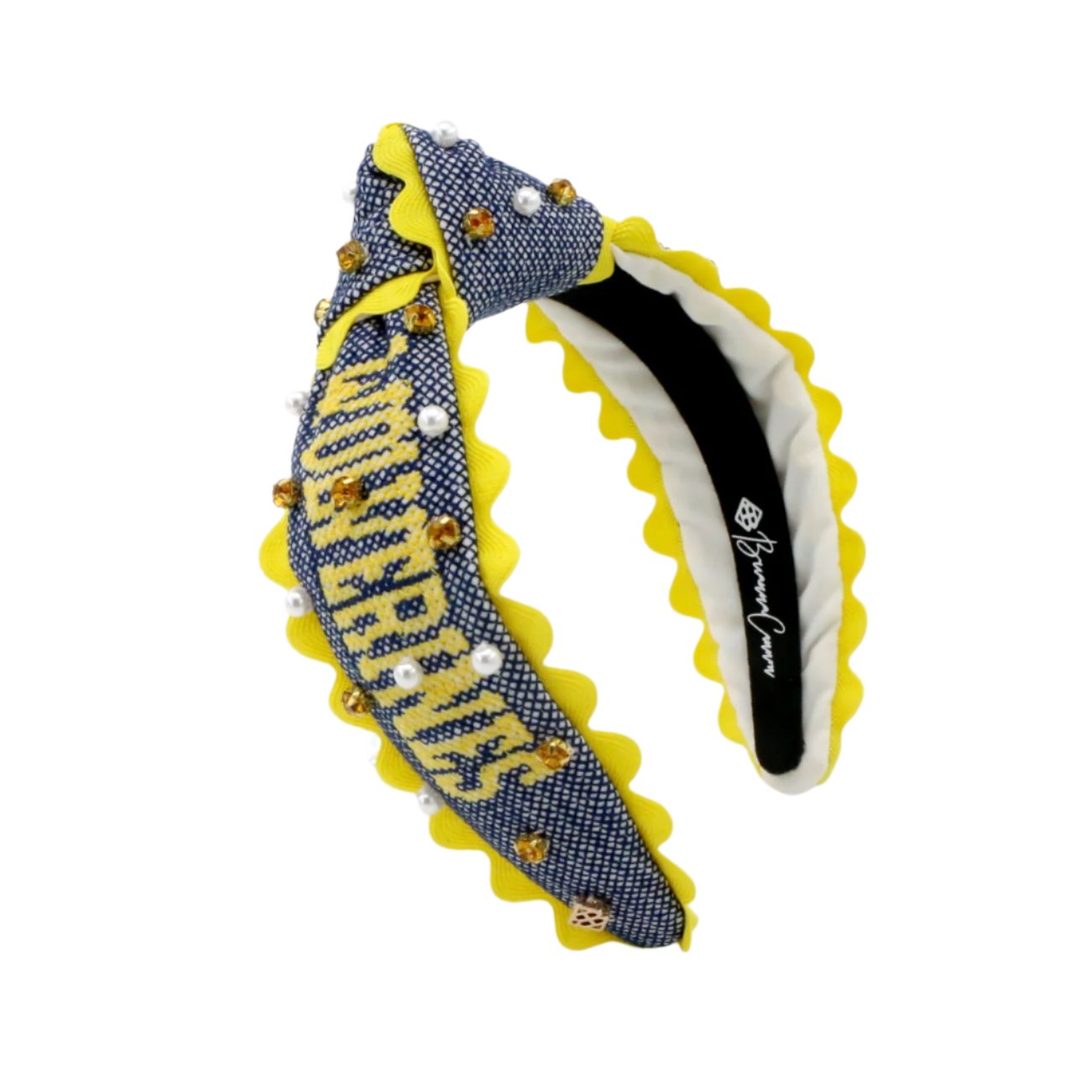 Michigan Child MICHIGAN WOLVERINES Cross Stitch Headband