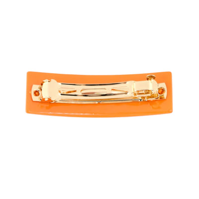 Virginia Orange VIRGINIA Rectangle Barrette Clip