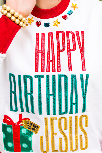 BC Happy Birthday Jesus Sweatshirt