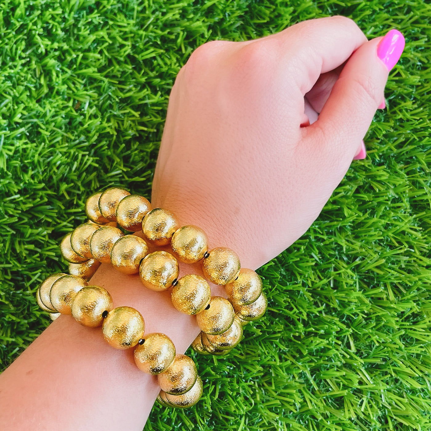 Gold Beaded Brianna Bracelet